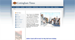 Desktop Screenshot of cottinghamtimes.co.uk